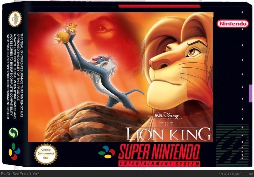 Disney's The Lion King box cover
