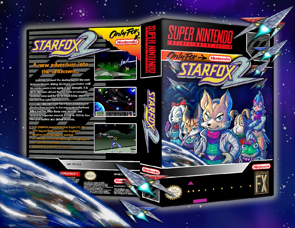 Star Fox 2 box cover