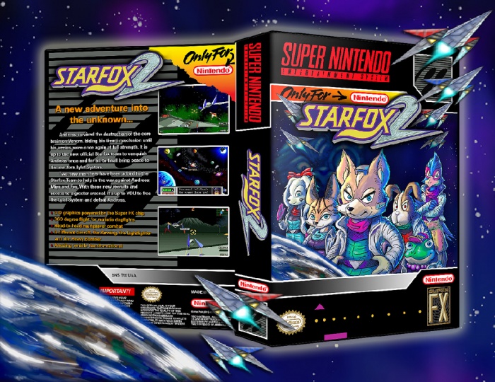 Star Fox 2 box art cover