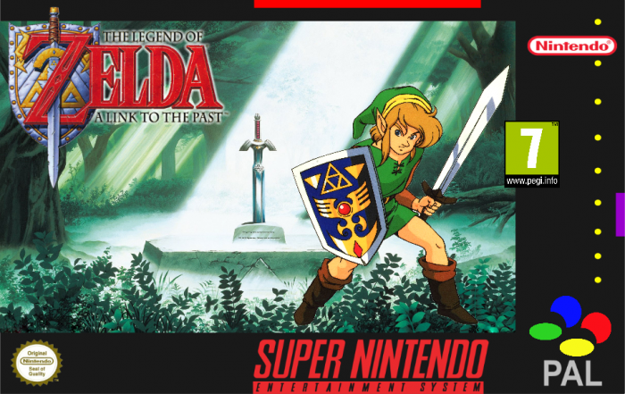The Legend of Zelda - A Link to the Past EUR box art cover