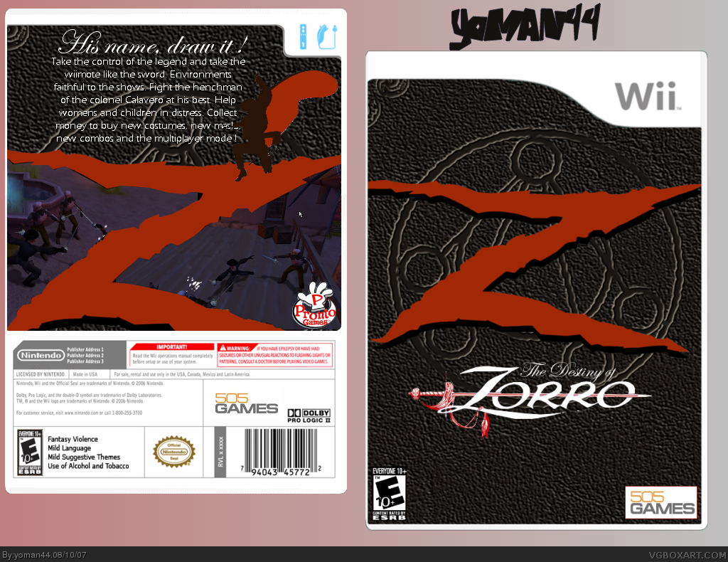 The Destiny of Zorro box cover