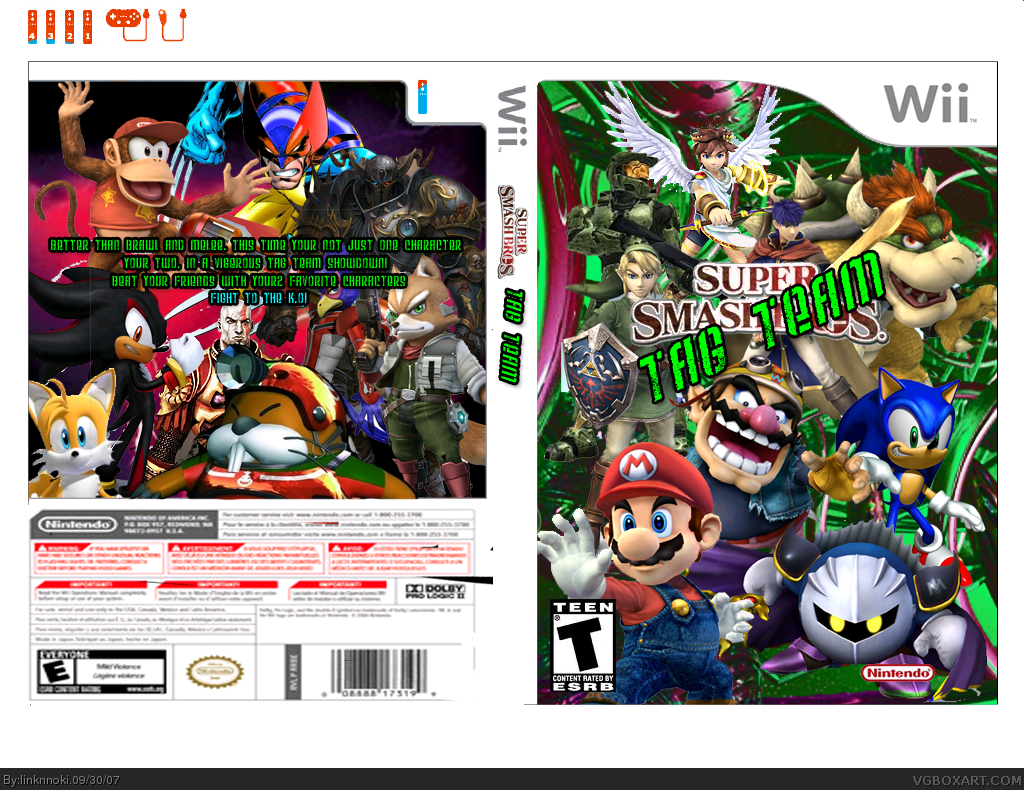 Super Smash Bros. Tag Team box cover