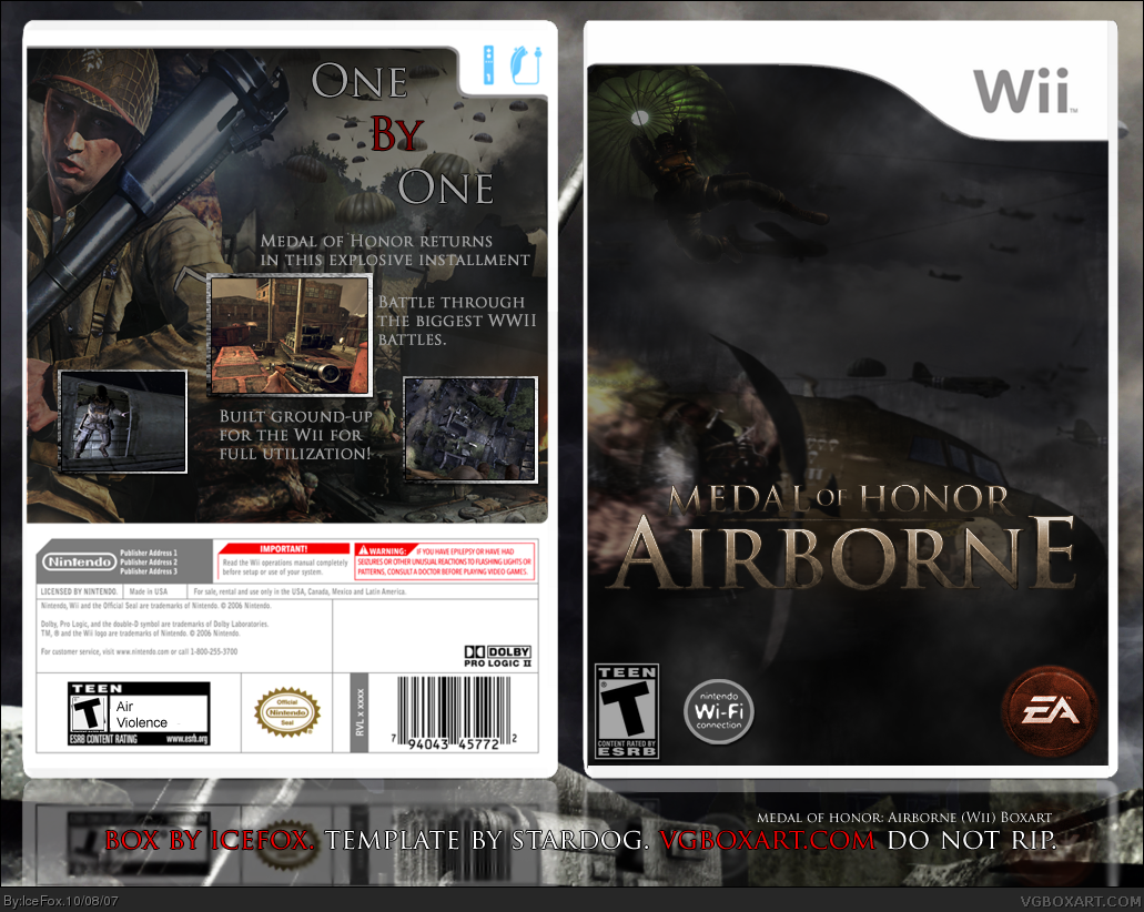 Medal of Honor: Airborne box cover