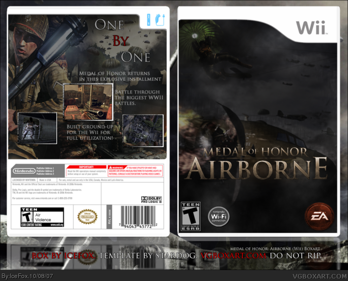 Medal of Honor: Airborne box art cover