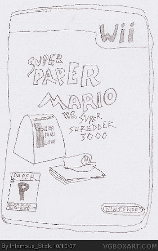 Super Paper Mario V.S. The SS3000 box cover