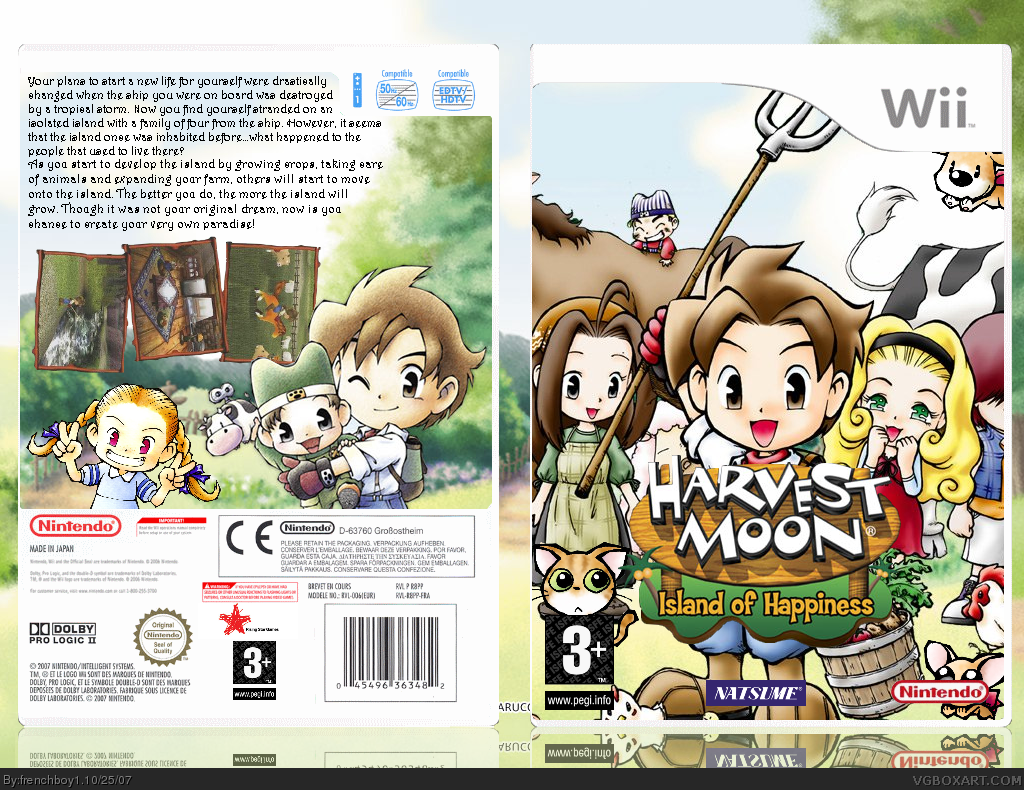 Harvest Moon: Island of Happiness box cover