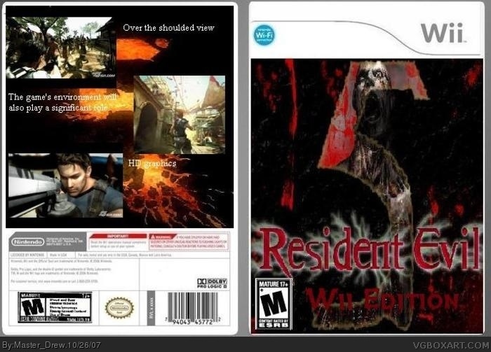 Resident Evil 5: Wii Edition box cover