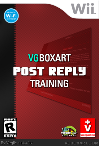VGBOXART: POST REPLY TRAINING box cover