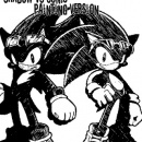 Shadow vs Sonic Painting Version Box Art Cover
