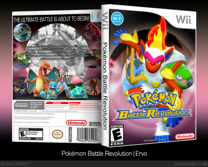 Pokemon Battle Revolution box art cover