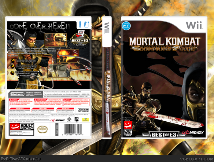 Mortal Kombat: Scorpion's Rage box art cover