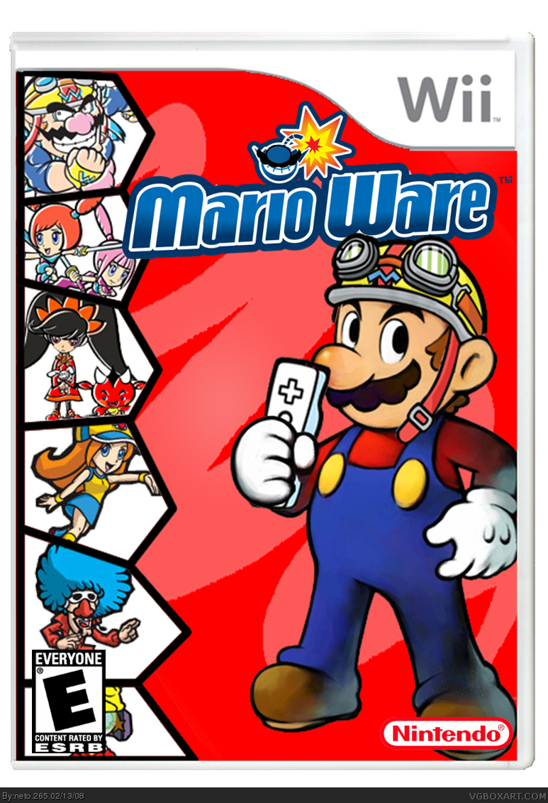 Mario Ware box cover