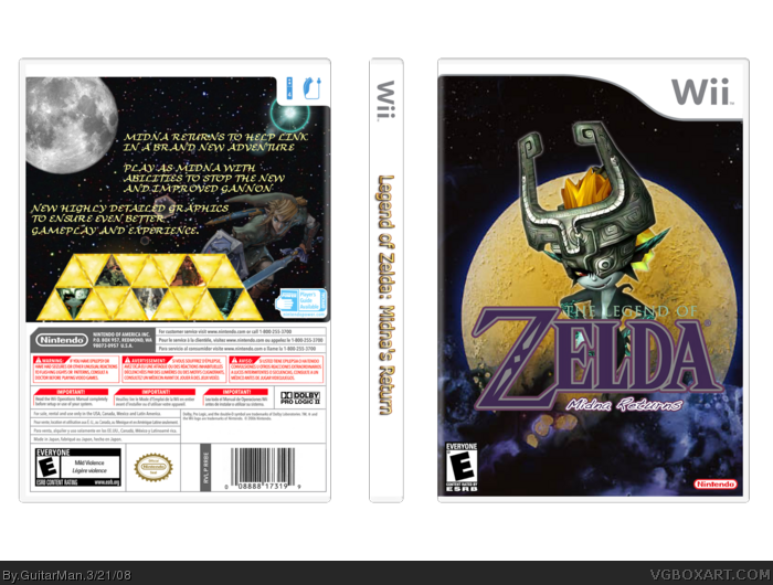 The Legend of Zelda: Midna Returns box art cover