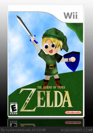 The Legend of Paper Zelda box cover