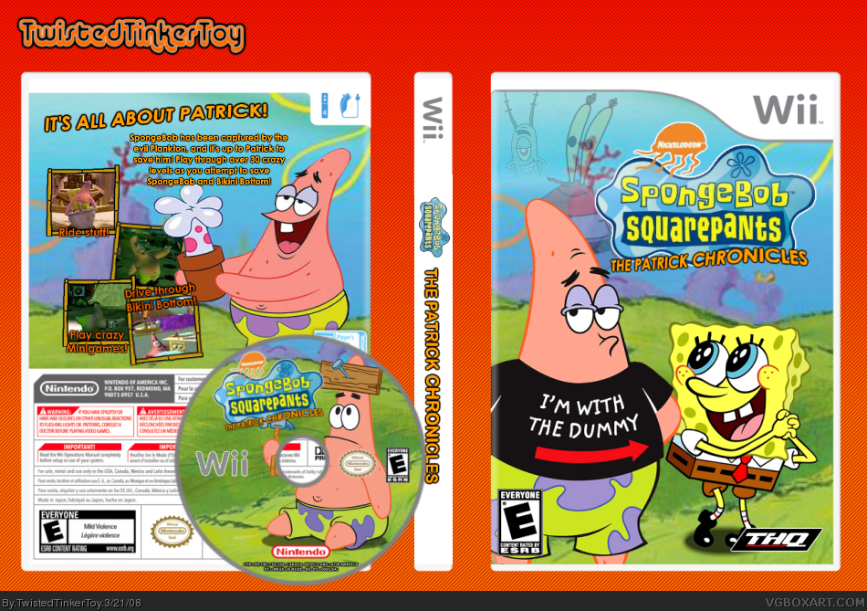 SpongeBob SquarePants: Patrick Chronicles box cover