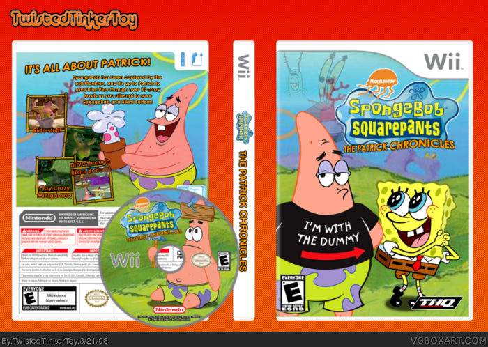 SpongeBob SquarePants: Patrick Chronicles box art cover