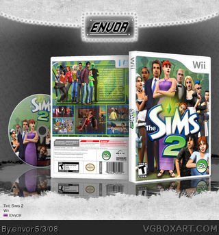 The Sims 2 box art cover