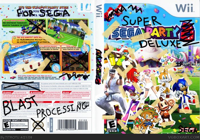Super Sega Party Deluxe box art cover