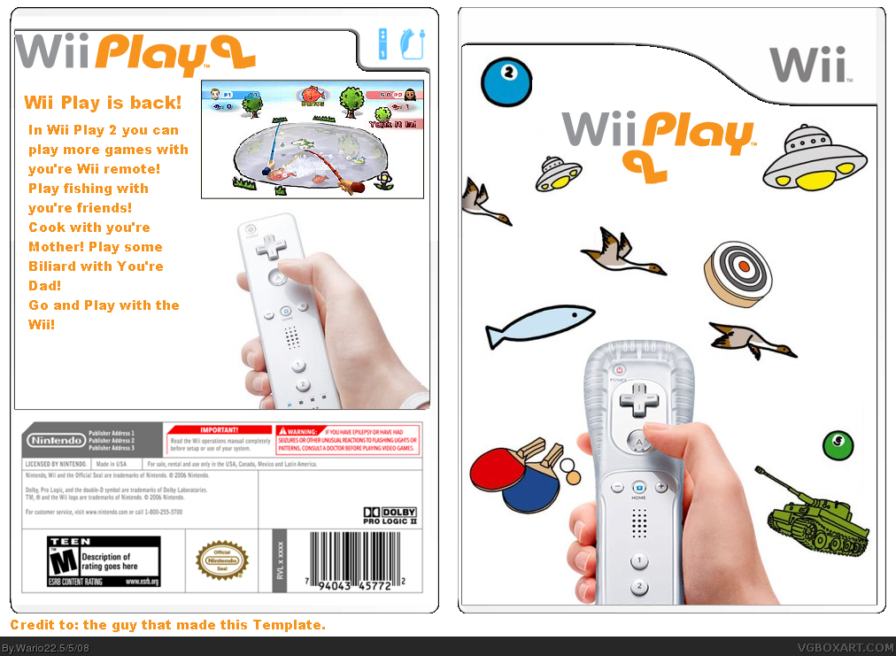 Wii Play 2 box cover