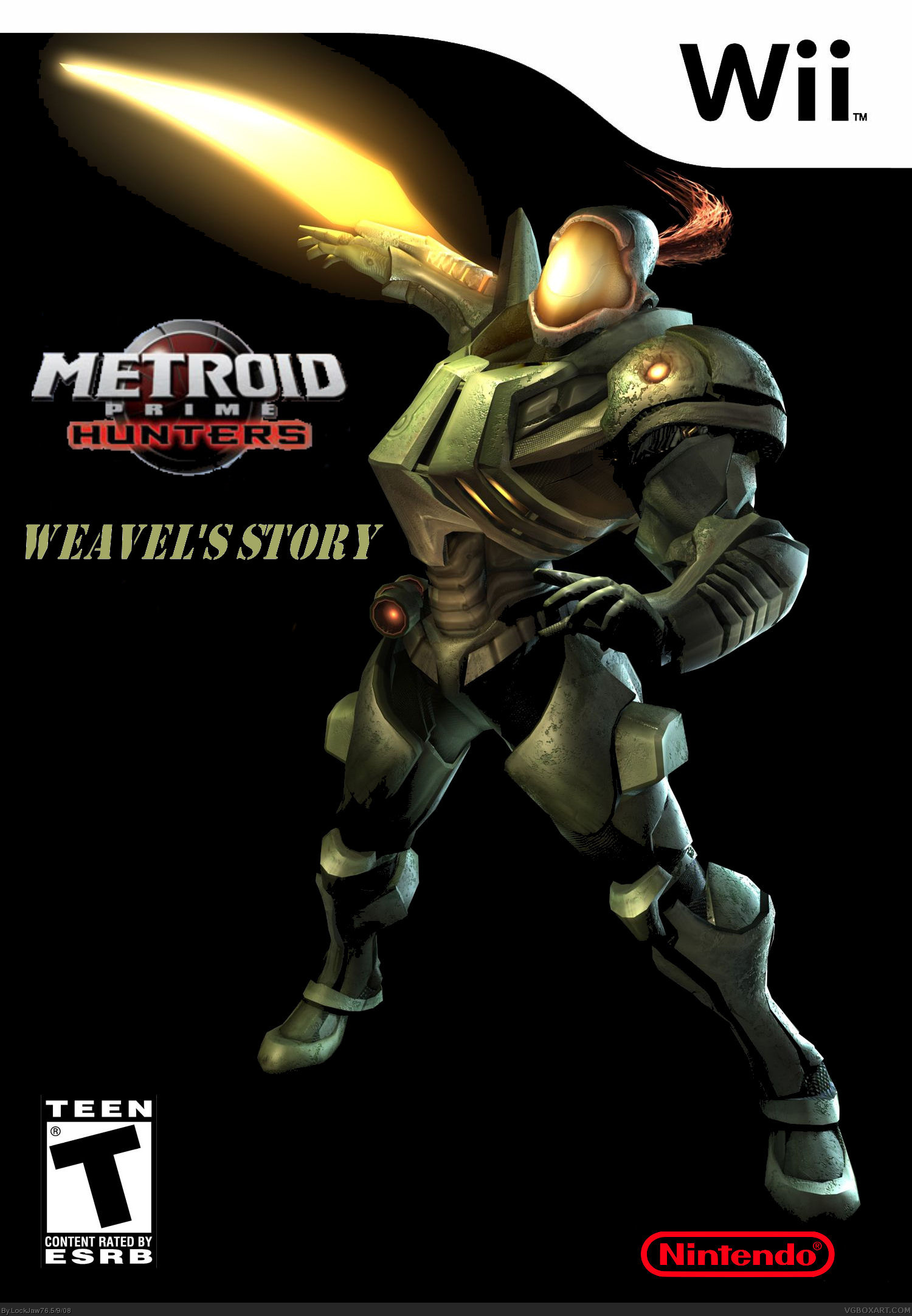 Metroid Prime Hunters: Weavel's Story box cover