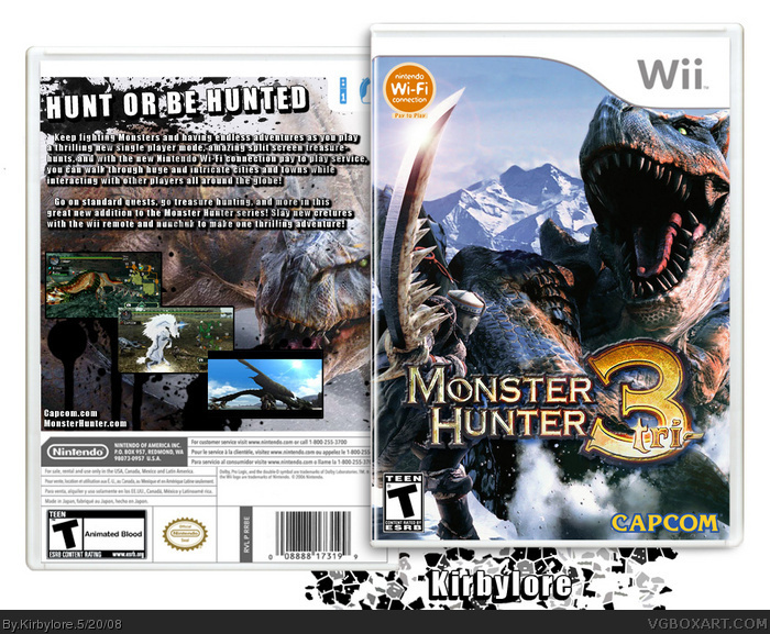 Monster Hunter 3: Tri box art cover