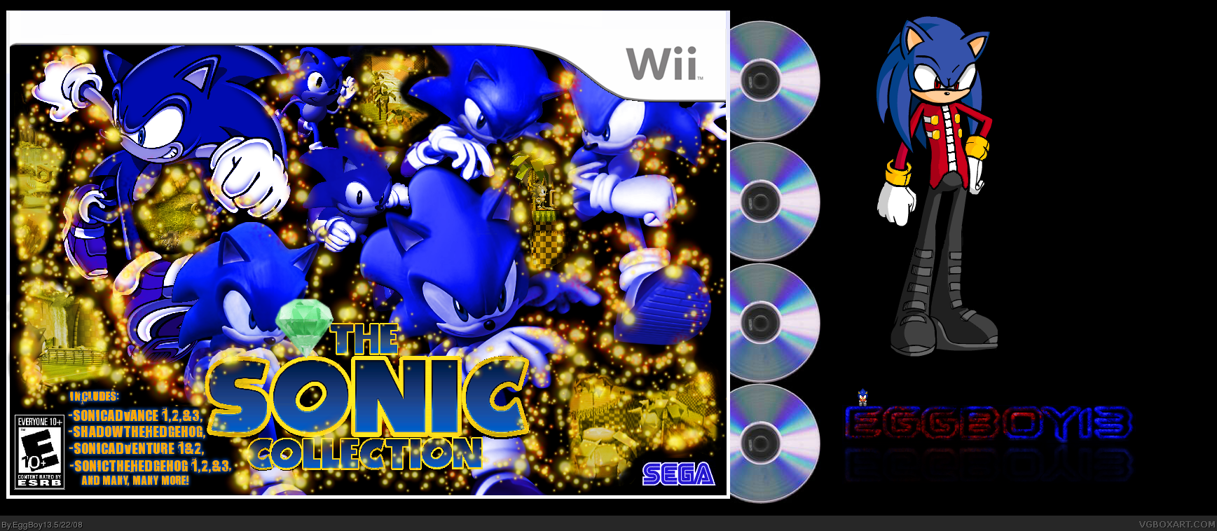 The Sonic Collection box cover