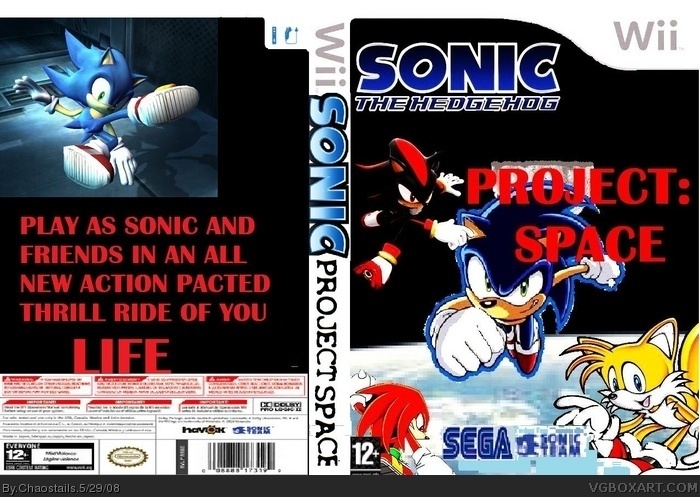 Sonic the Hedgehog: Project SPACE box art cover