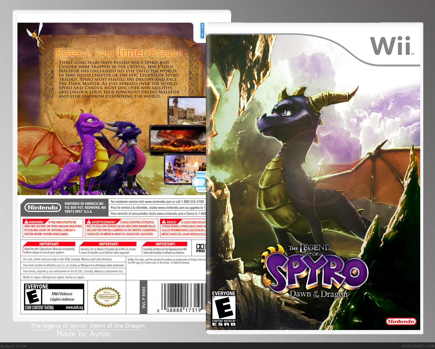 The Legend of Spyro: Dawn of the Dragon box cover