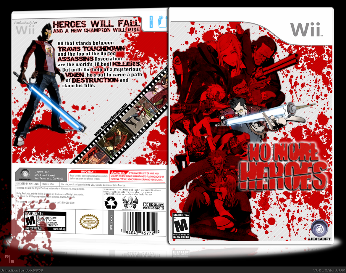 No More Heroes box cover