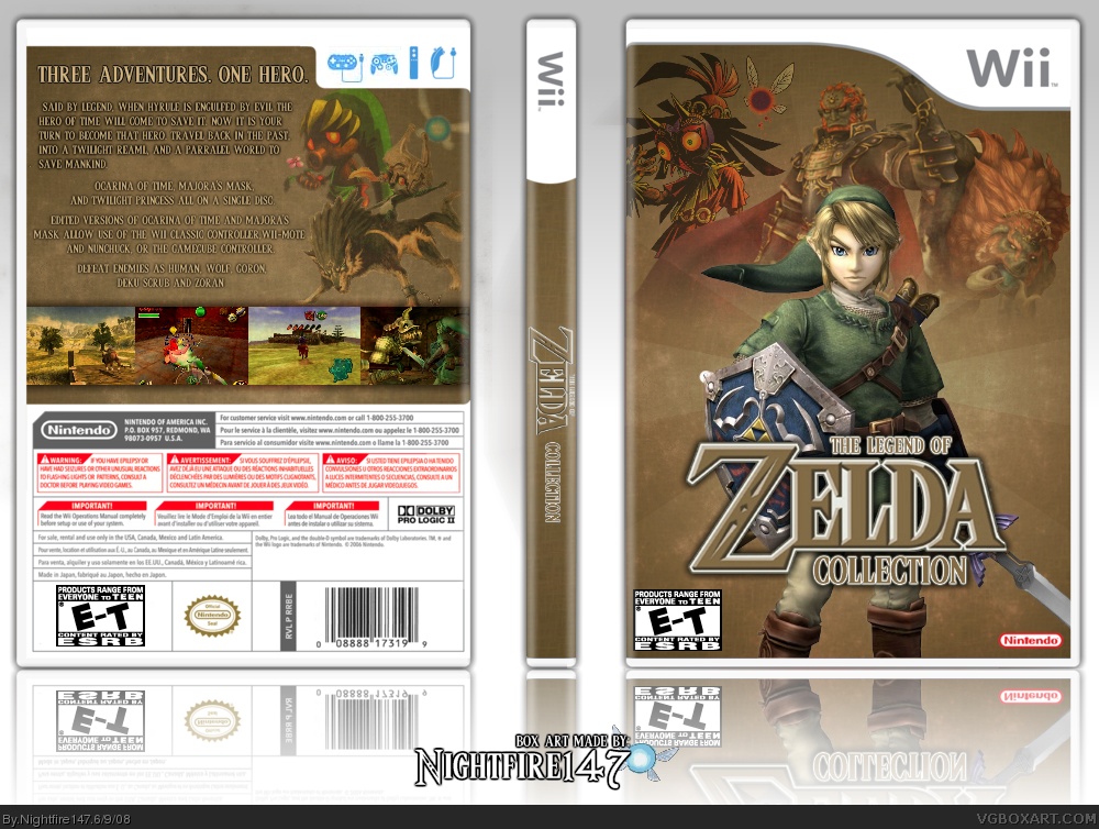 The Legend of Zelda Collection box cover