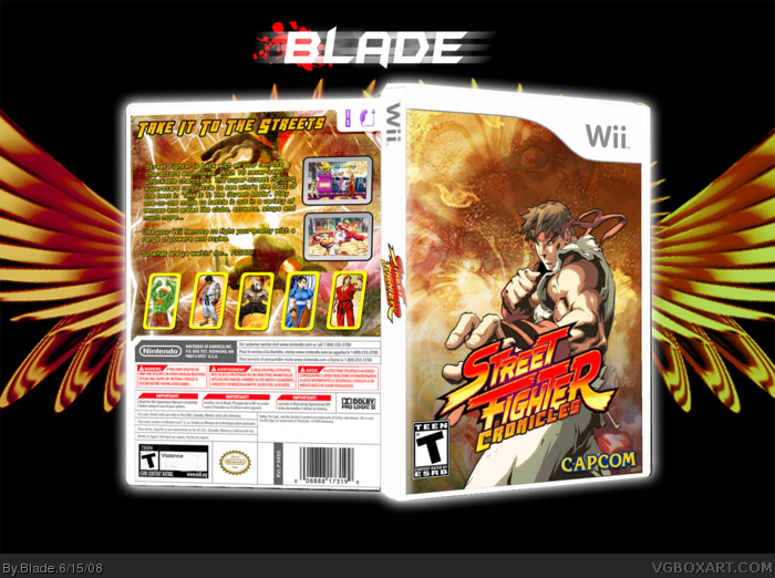 Street Fighter Chronicles box art cover