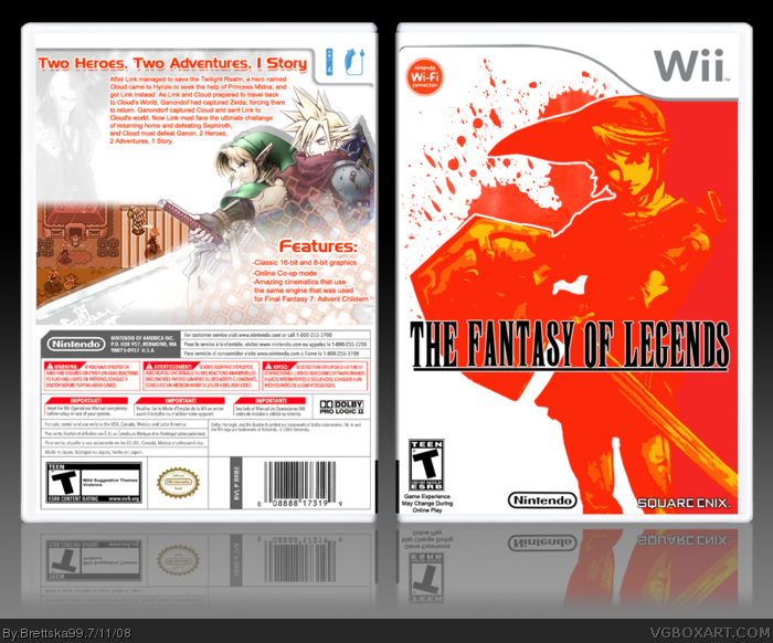 The Fantasy of Legends box art cover