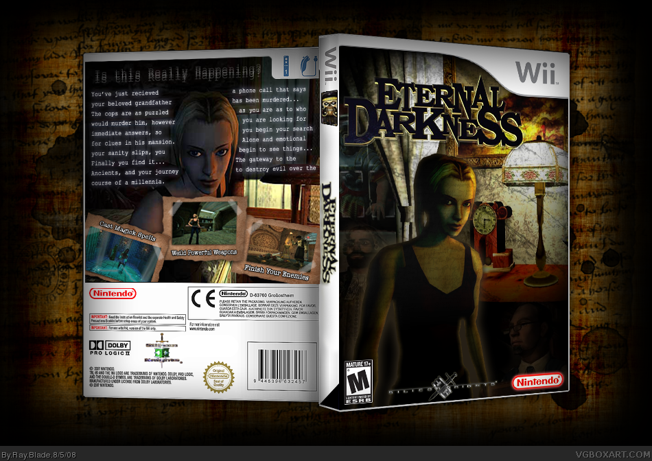Eternal Darkness box cover