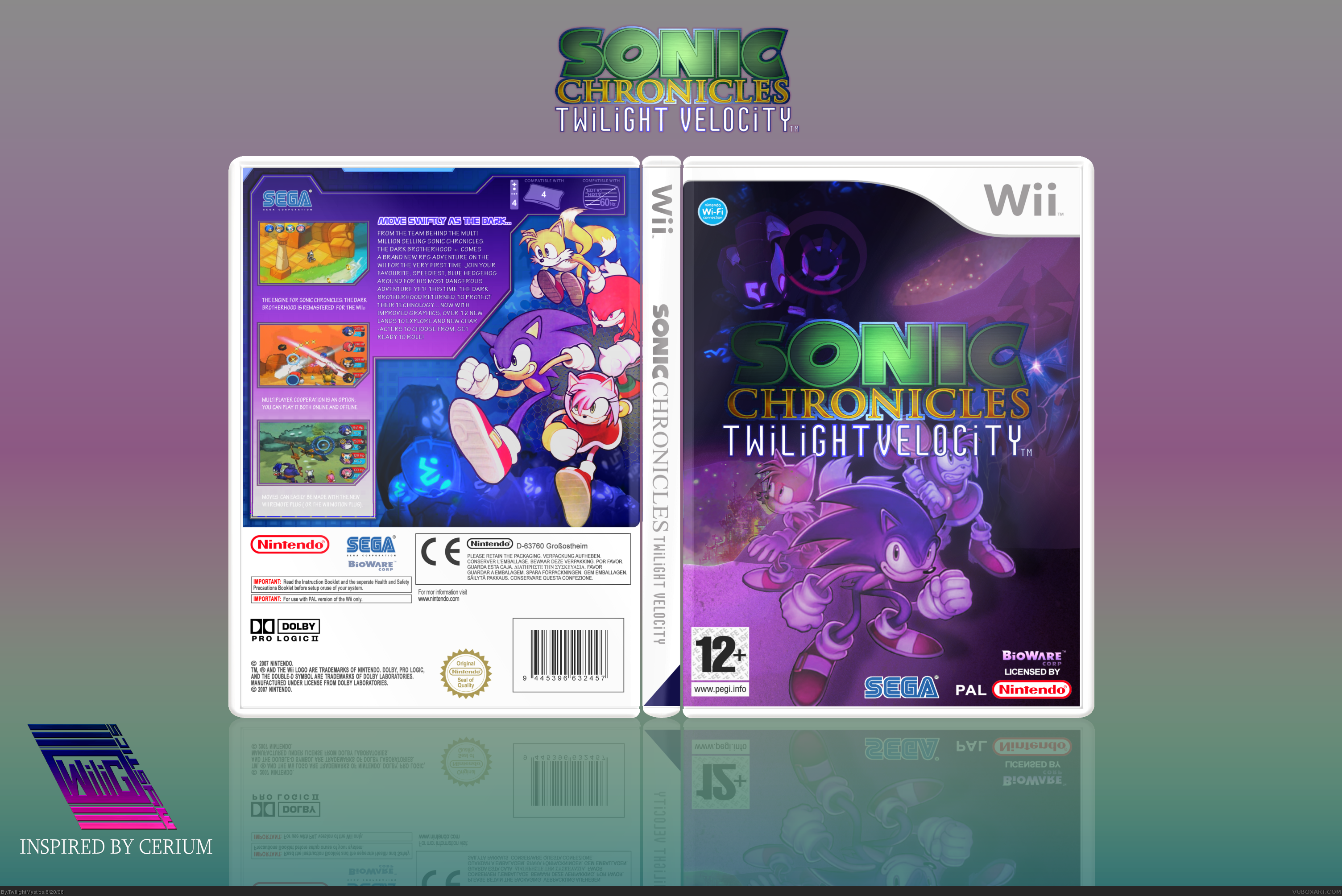 Sonic Chronicles: Twilight Velocity box cover