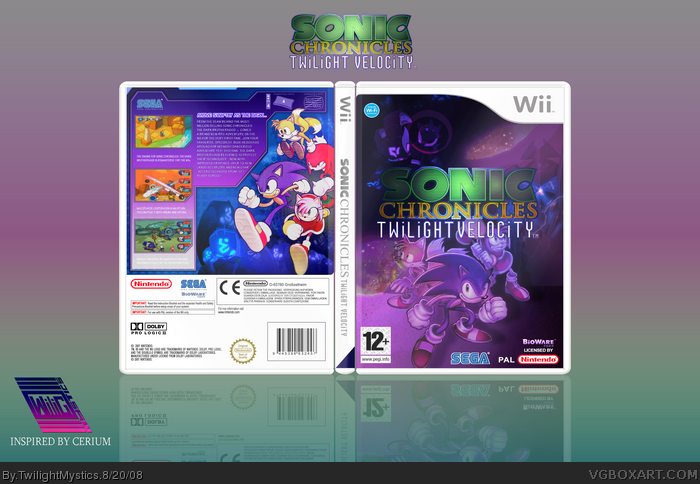 Sonic Chronicles: Twilight Velocity box art cover