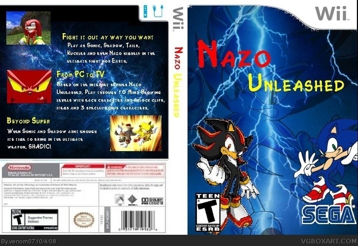 Nazo Unleashed box art cover
