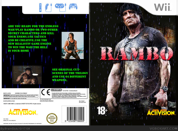 Rambo box art cover