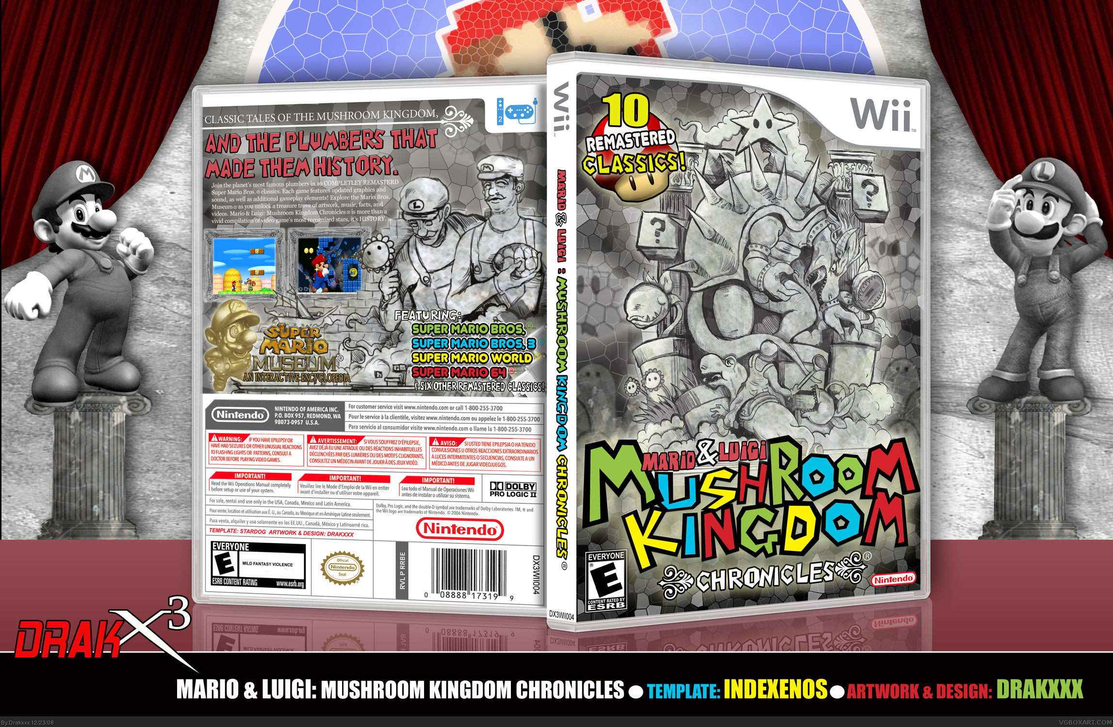 Mario & Luigi: Mushroom Kingdom Chronicles box cover