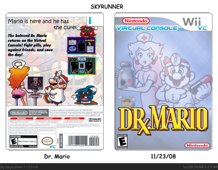 Dr. Mario VC box art cover