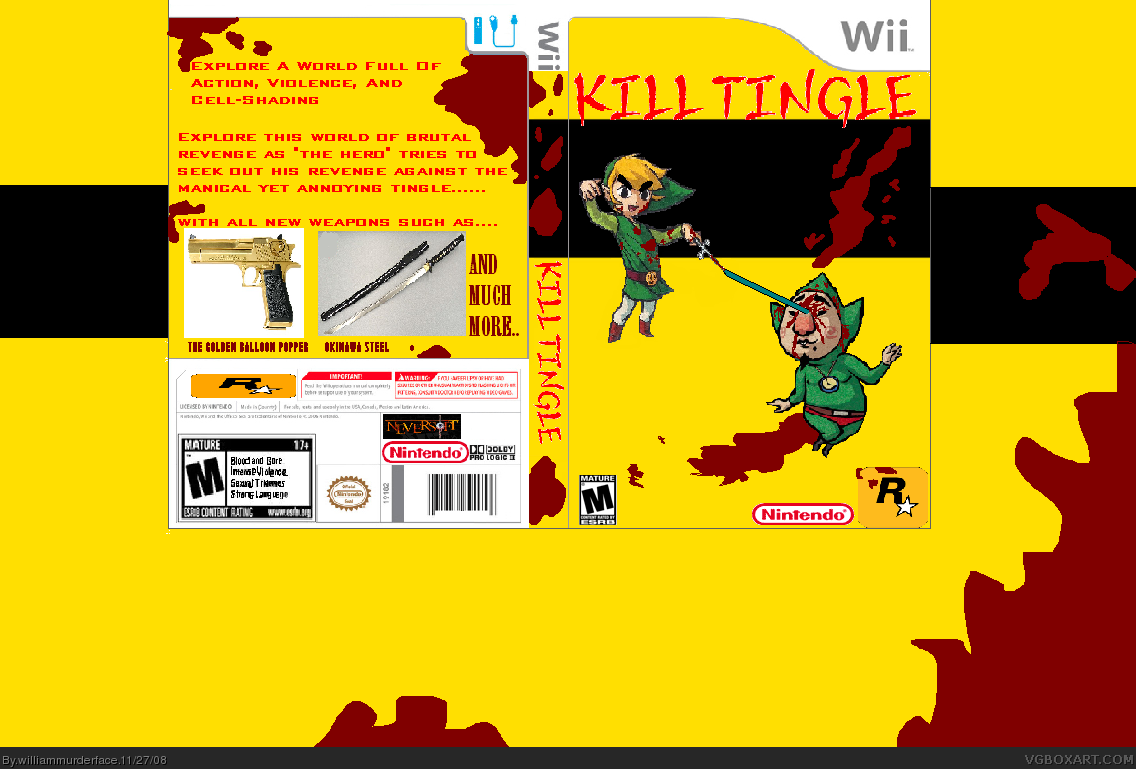 Kill Tingle box cover