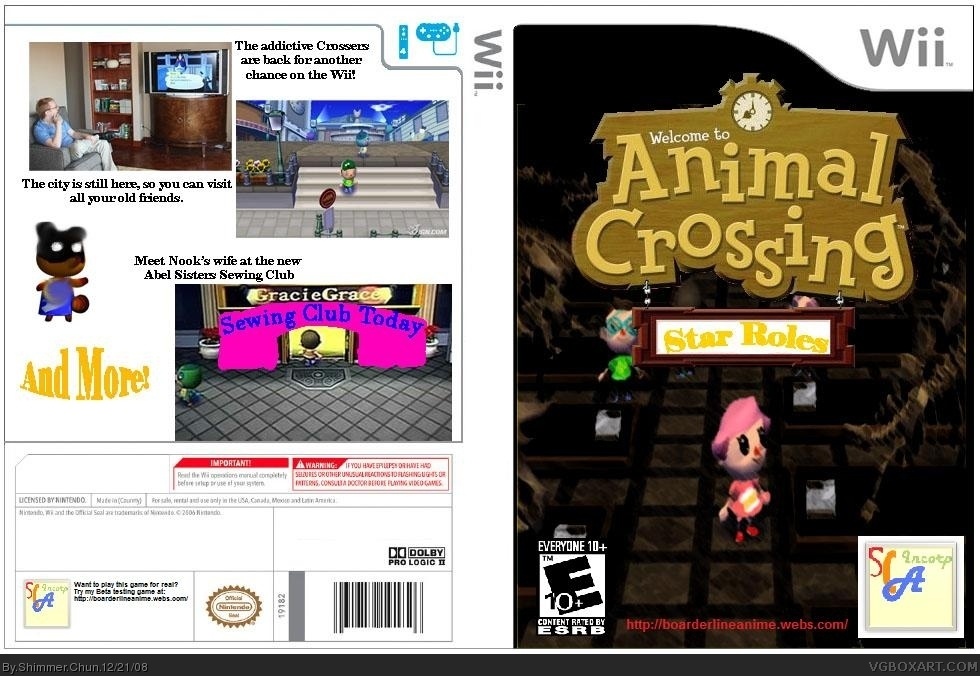 Animal Crossing: Star Roles box cover