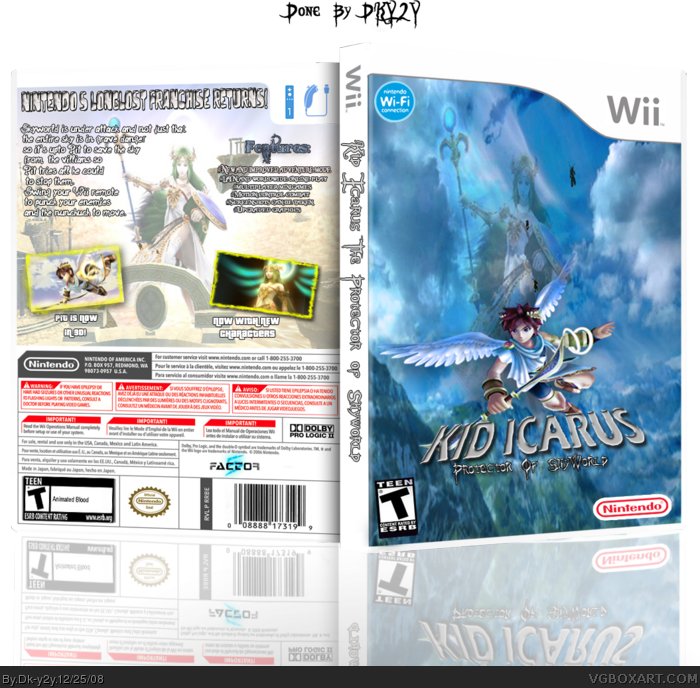 Kid Icarus: Protector of Skyworld box art cover