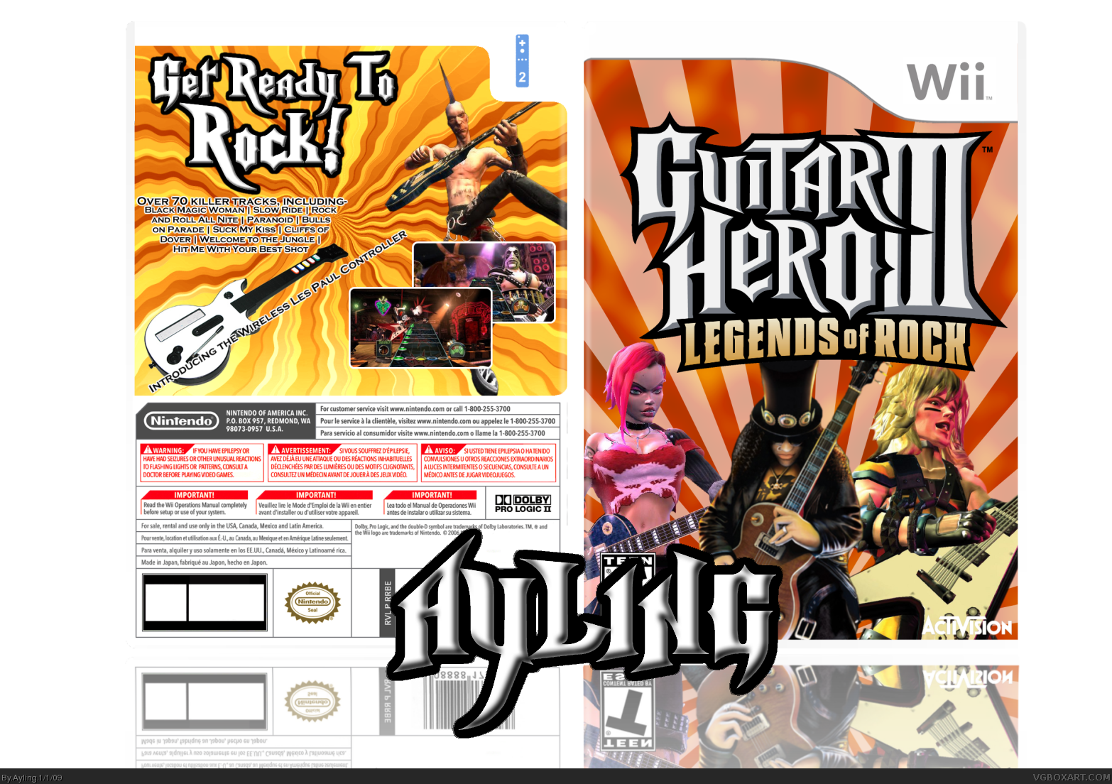 Guitar Hero III: Legends Of Rock box cover