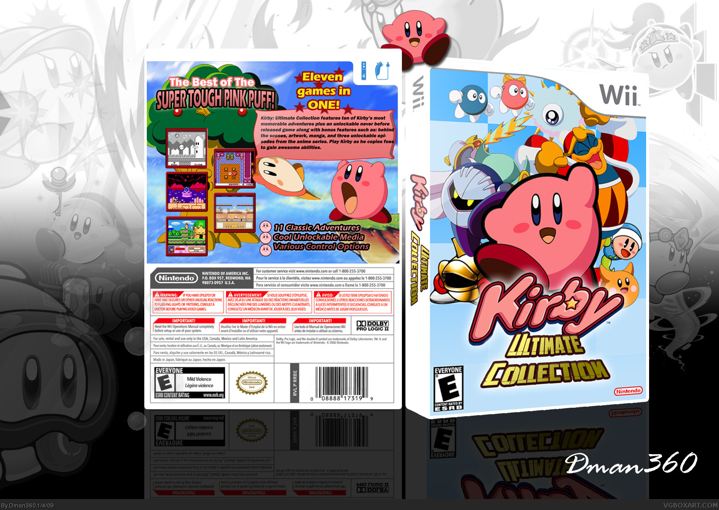 Kirby Ultimate Collection box cover