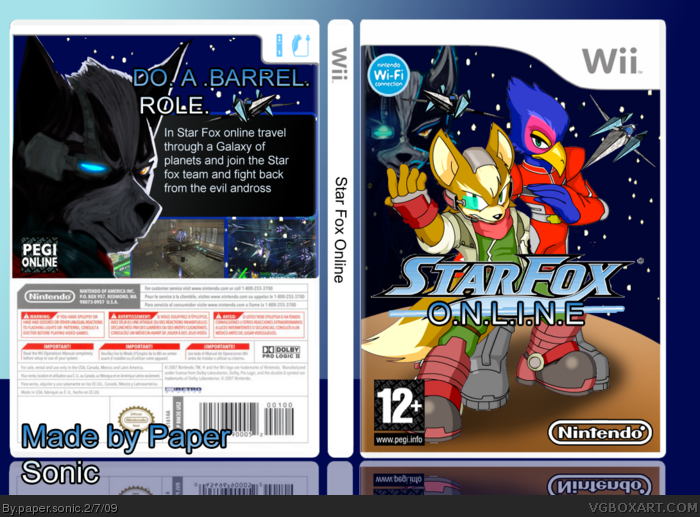 Star Fox Online! box art cover