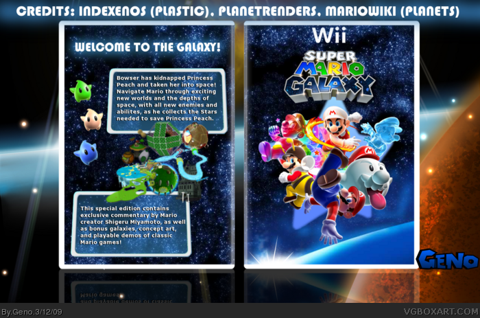 Super Mario Galaxy Special Edition box art cover