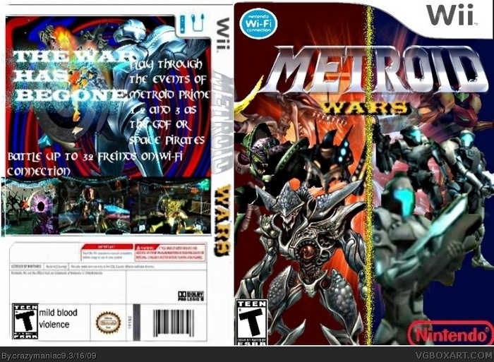 Metroid Wars box art cover