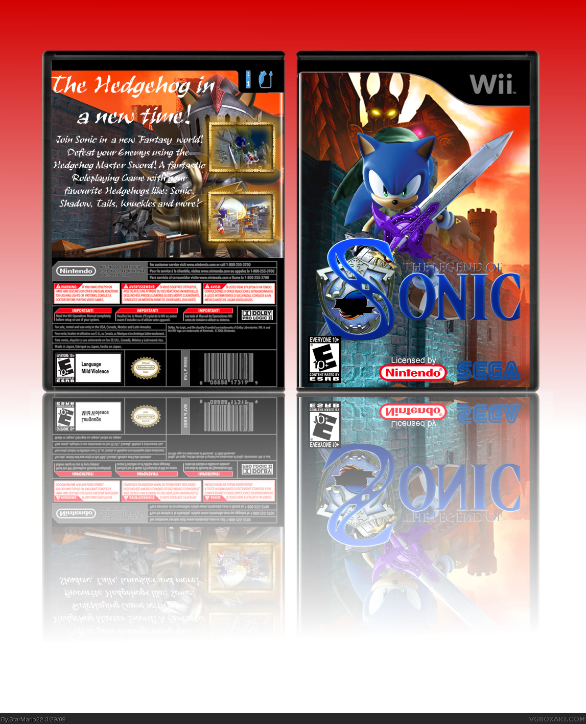 The Legend of Sonic box cover
