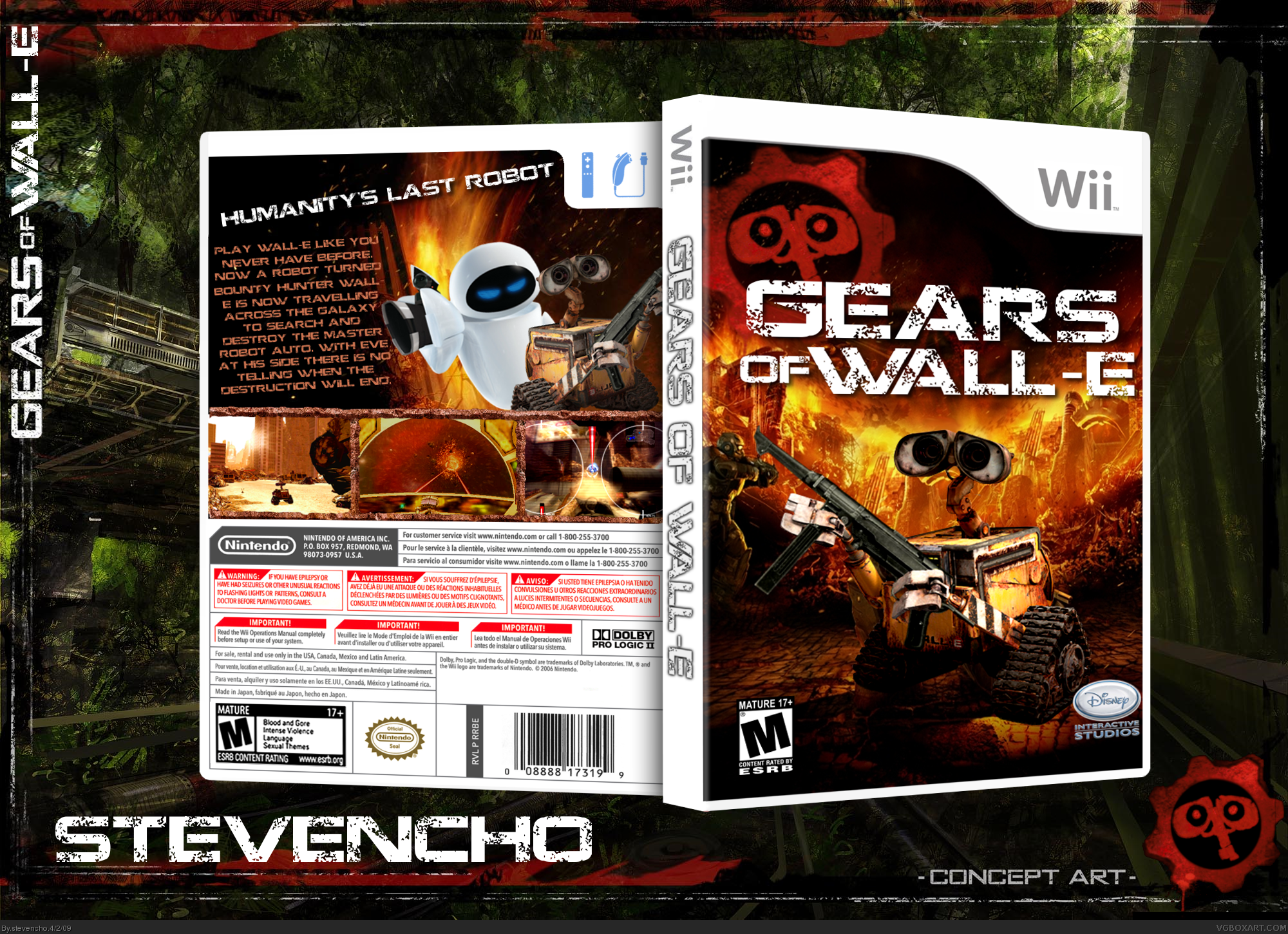 Gears of Wall-E box cover