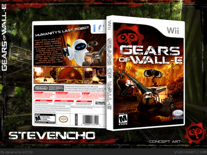 Gears of Wall-E box art cover